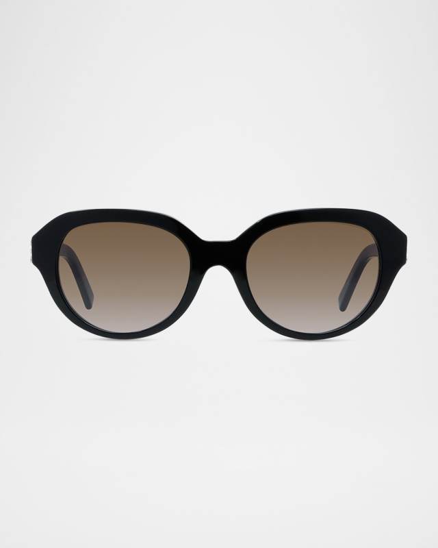 4G Acetate Round Sunglasses